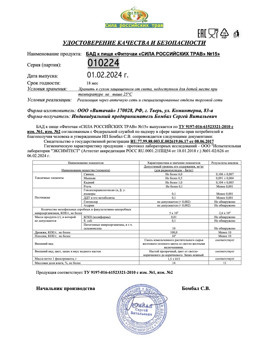 Паспорт №022024